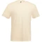 Футболка мужская Fruit of the Loom Valueweight T 165, бежевая фото