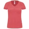 Футболка женская с V образным вырезом B&C Blondie Deluxe, красная фото