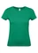 Оптом Футболка женская B&C E150, зеленая для нанесения логотипа или надписи Футболка женская B&C E150, зеленая фото
