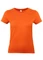 Оптом Футболка женская B&C E190, оранжевая для нанесения логотипа или надписи Футболка женская B&C E190, оранжевая фото
