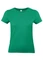 Оптом Футболка женская B&C E190, зеленая для нанесения логотипа или надписи Футболка женская B&C E190, зеленая фото