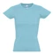 Футболка женская Sol's Imperial Women 190, голубая фото