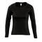 Футболка с длинным рукавом женская Sol's Majestic 150, черная фото