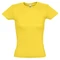 Футболка женская Sol's Miss 150, лимонно-желтая фото