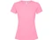 Футболка женская Roly Estoril, розовая фото