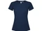 Футболка женская Roly Estoril, темно-синяя фото