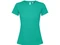 Футболка женская Roly Estoril, зеленая фото