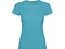 Футболка женская Roly Jamaica, бирюзовая фото