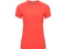 Оптом Футболка женская спортивная Roly Bahrain, коралловая для нанесения логотипа или надписи Футболка женская спортивная Roly Bahrain, коралловая фото