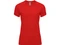 Оптом Футболка женская спортивная Roly Bahrain, красная для нанесения логотипа или надписи Футболка женская спортивная Roly Bahrain, красная фото