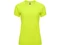 Оптом Футболка женская спортивная Roly Bahrain, ярко-желтая для нанесения логотипа или надписи Футболка женская спортивная Roly Bahrain, ярко-желтая фото