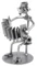 Фигурка из металла Hinz & Kunst «Баянист-виртуоз», серебристая фото