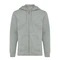Худи на молнии из переработанного хлопка Iqoniq Abisko, 340 г/м², серое фото