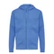 Худи на молнии из переработанного хлопка Iqoniq Abisko, 340 г/м², синее фото