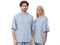 Худи с коротким рукавом US Basic Warsaw, голубое фото