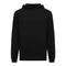 Худи из переработанного хлопка Iqoniq Yengo, 280 г/м², черное фото