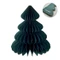 Игрушка елочная бумажная с магнитной застежкой, темно-зеленая фото