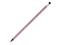 Оптом Карандаш трехгранный Blackie 3D, розовый для нанесения логотипа или надписи Карандаш трехгранный Blackie 3D, розовый фото
