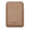 Картхолдер с магнитом Mobile Classic Grained, коричневый фото
