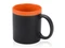 Кружка 320 мл с покрытием для рисования мелом, оранжевый фото