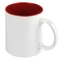 Кружка «Честер», белая / красная фото