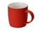 Кружка Dalgona, soft touch, 350 мл, красная фото