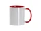 Кружка для сублимации Стандарт А, 330 мл, d=82 мм, белая / красная фото