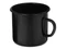 Кружка эмалированная Retro, 400 мл, черная фото