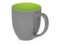Кружка Gracy, серо-зелёная фото