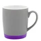 Кружка керамическая Make Me To Go, 320 мл, серая / фиолетовая фото