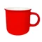 Оптом Кружка керамическая Camping, soft touch, красная для нанесения логотипа или надписи Кружка керамическая Camping, soft touch, красная фото