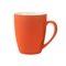 Кружка керамическая Elegante, soft touch, оранжевая фото