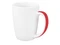 Кружка керамическая Good Day, 320 мл, белая / красная фото