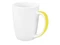 Кружка керамическая Good Day, 320 мл, белая / желтая фото