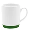 Кружка керамическая Make Me To Go, 320 мл, белая / зеленая фото