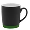 Кружка керамическая Make Me To Go, 320 мл, черная / зеленая фото