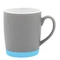 Кружка керамическая Make Me To Go, 320 мл, серая / голубая фото