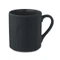 Кружка керамическая ребристая, 340 мл, черная фото