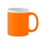 Кружка керамическая с матовой поверхностью, 300 мл, оранжевая фото