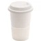 Оптом Кружка керамическая с силиконовой манжетой и крышкой Magic To Go, белая для нанесения логотипа или надписи Кружка керамическая с силиконовой манжетой и крышкой Magic To Go, белая фото