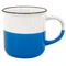 Кружка керамическая Wooster, белая / синяя Кружка керамическая Wooster, белая / синяя фото