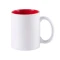 Кружка Kulmer, 350 мл, белая / красная фото