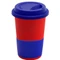 Кружка Magic To Go, soft touch, 420 мл, красная / темно-синяя фото