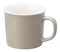 Кружка матовая Nancy, бежевая фото
