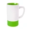 Кружка Mycup Fun2, 470 мл, белая / светло-зеленая фото