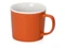 Кружка Nancy, 360 мл, оранжевая / белая фото