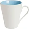 Кружка New Bell матовая, белая с голубым фото