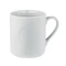 Кружка ребристая керамическая, 340 мл, белая фото