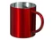 Кружка стальная с двойными стенками Altai, 300 мл, красная фото