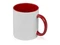 Кружка Sublime Color для сублимации, белый/ красный фото